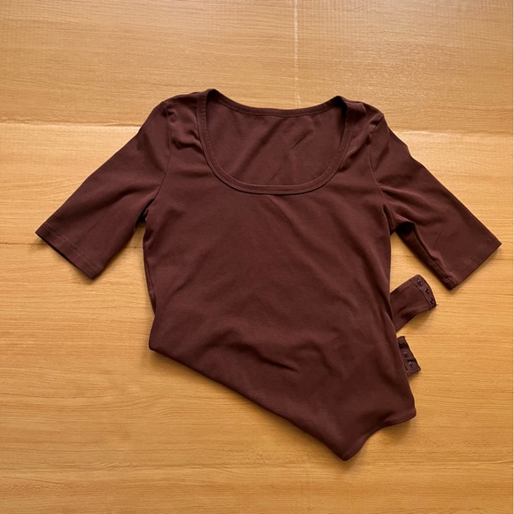 SHEIN Deep Brown Bodysuit - Picture 1 of 7